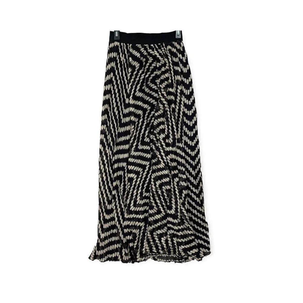 Milly Black Stretch Long Maxi Skirt Women's, Size 4